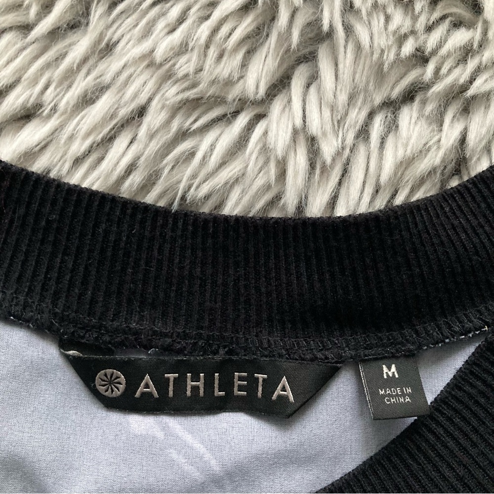 Athleta-MED-Zephyr Wildflower Print Tank Top in black - Picture 4 of 9